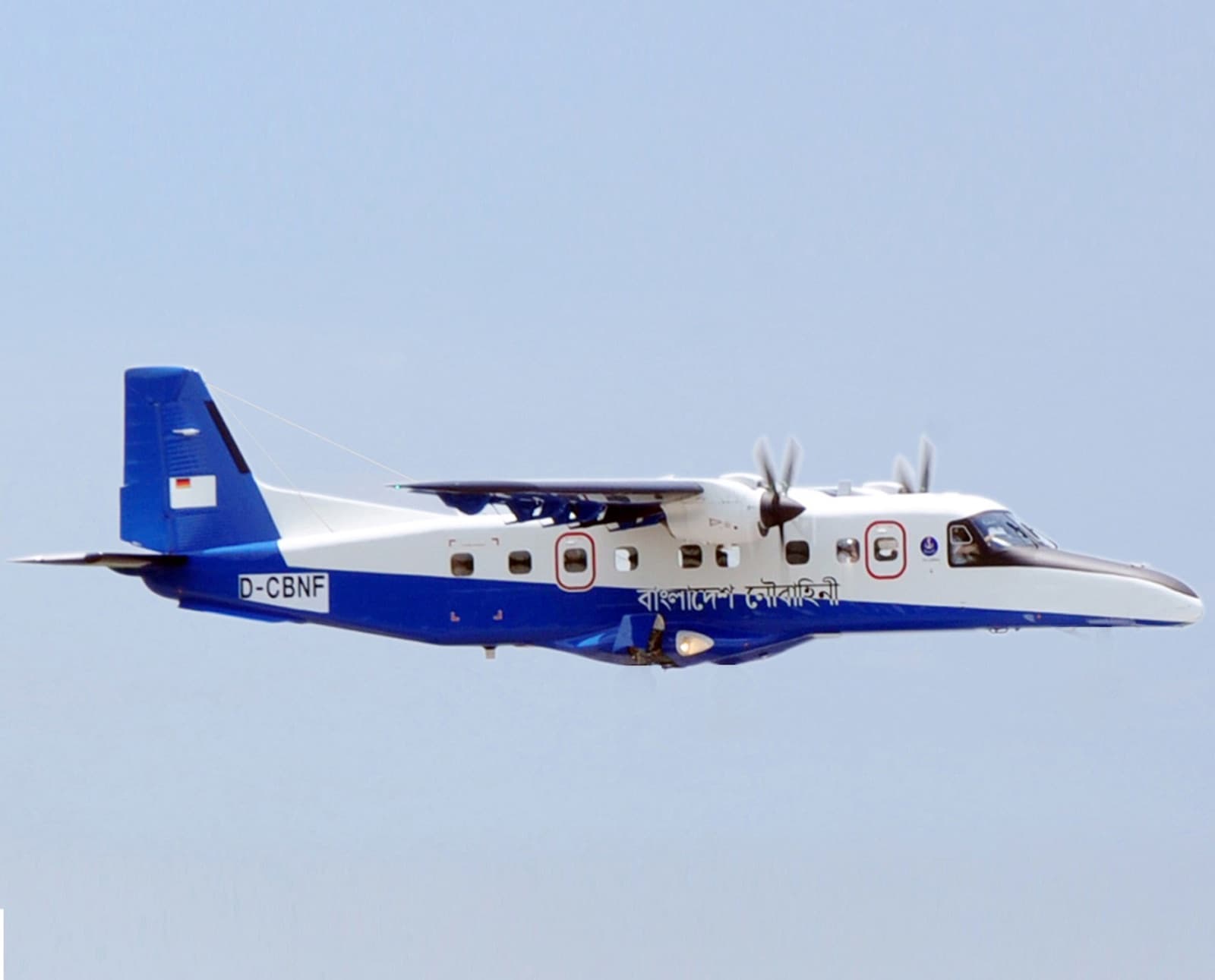 Bangladesh Navy helicopter on deck