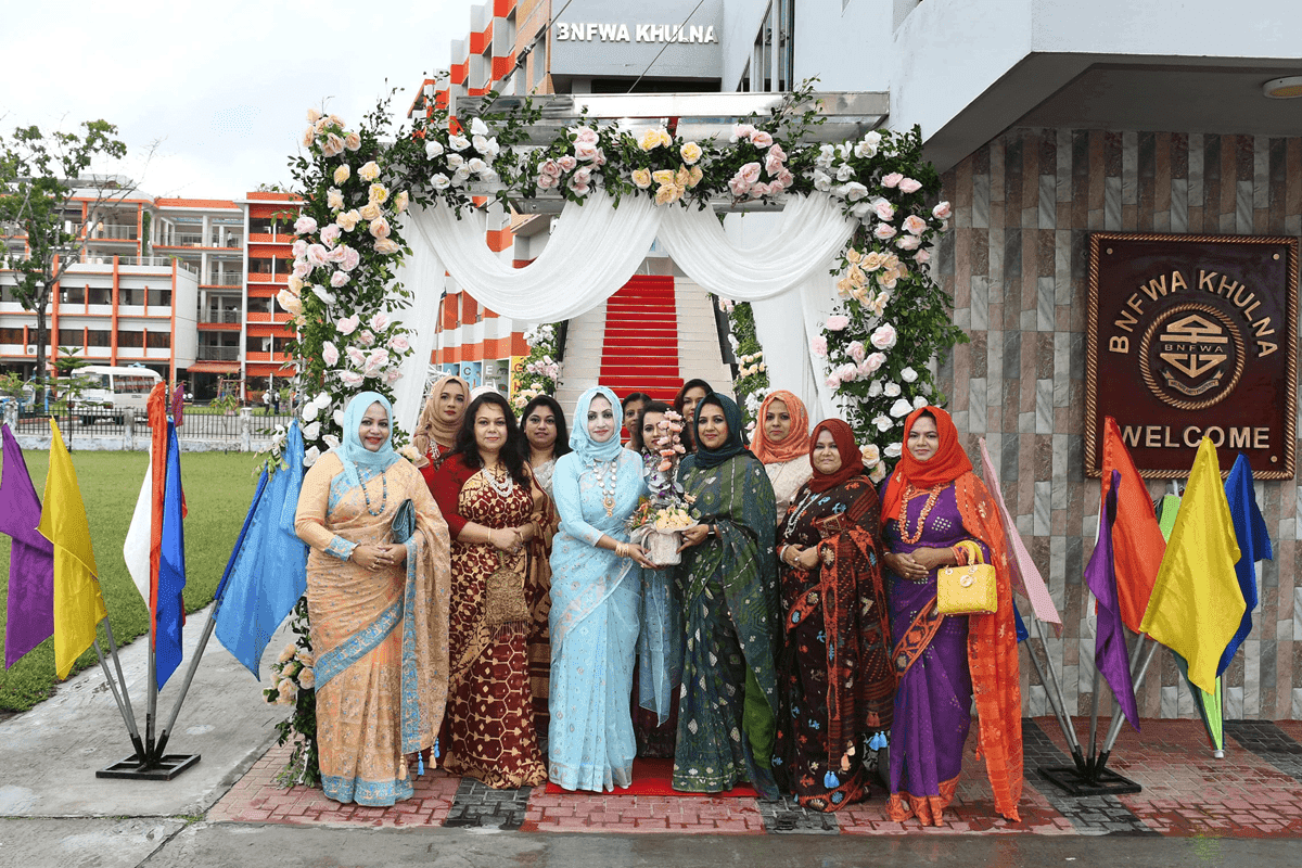Bangladesh Navy families gathered at a BNFWA community celebration